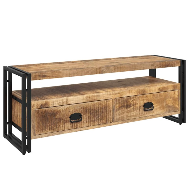 vidaXL Έπιπλο Τηλεόρασης 120 x 35 x 45 εκ. από Μασίφ Ξύλο Μάνγκο