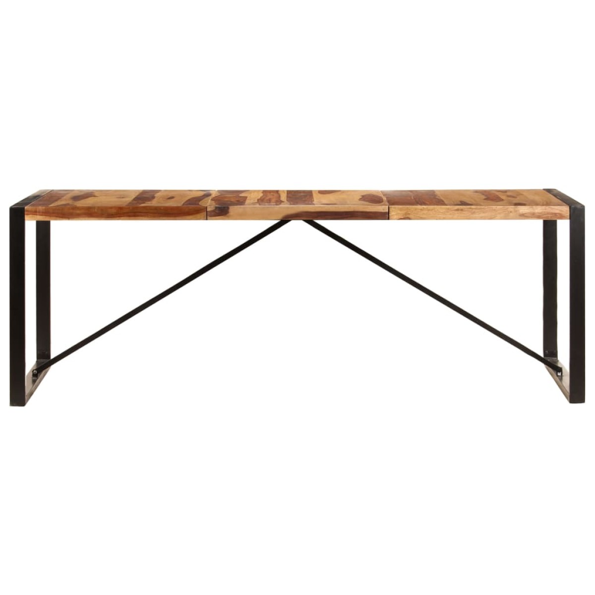 vidaXL Τραπεζαρία 220 x 100 x 75 εκ. από Μασίφ Ξύλο Sheesham