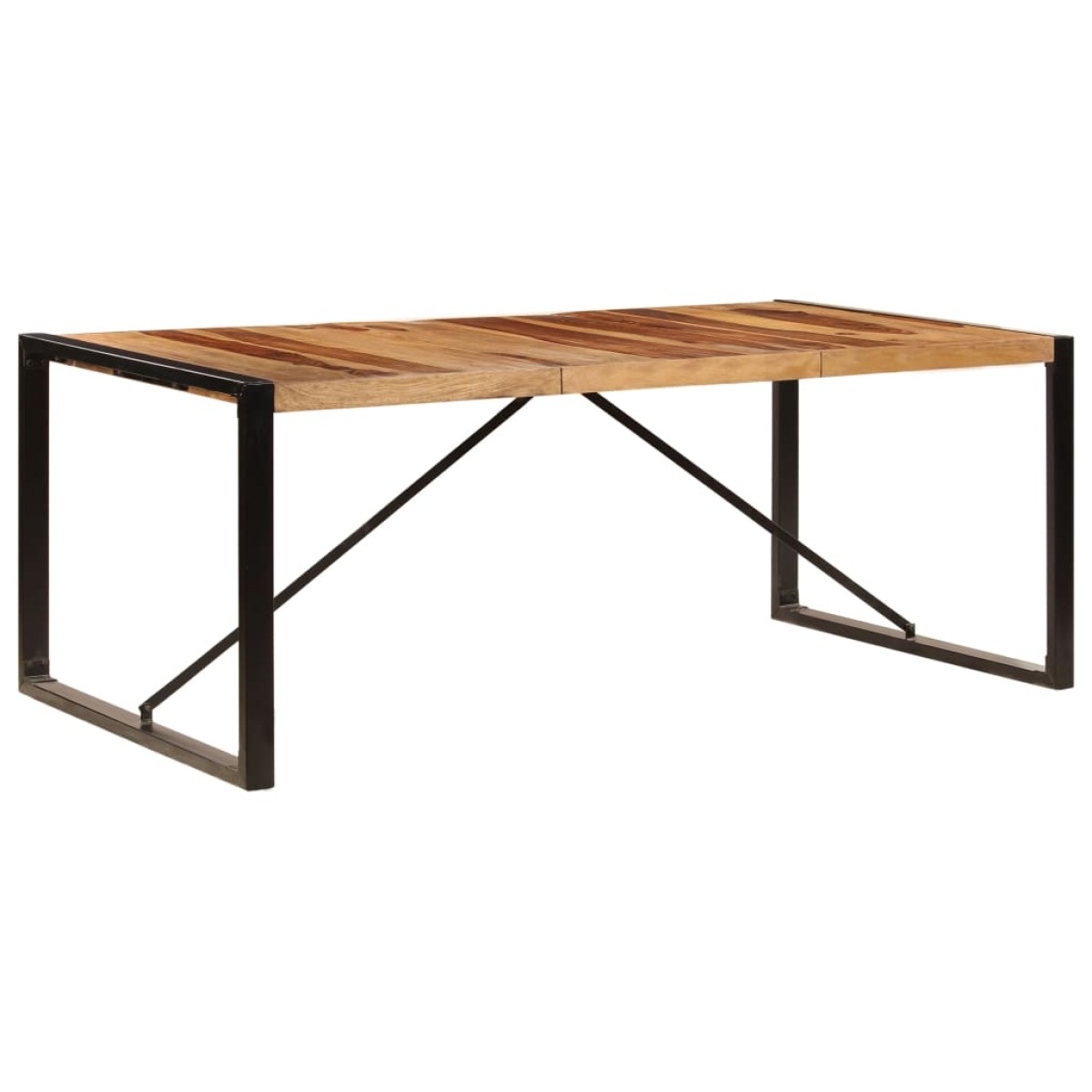 vidaXL Τραπεζαρία 200 x 100 x 75 εκ. από Μασίφ Ξύλο Sheesham