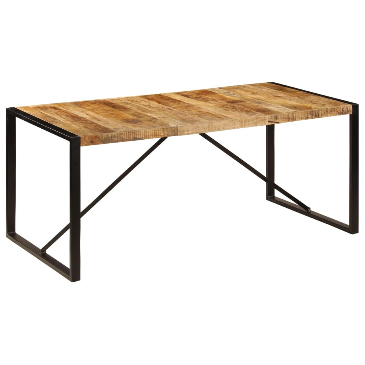 vidaXL Τραπεζαρία 180 x 90 x 75 εκ. από Μασίφ Ξύλο Μάνγκο