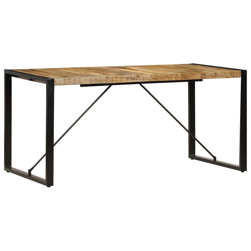 vidaXL Τραπεζαρία 160 x 80 x 75 εκ. από Μασίφ Ξύλο Μάνγκο
