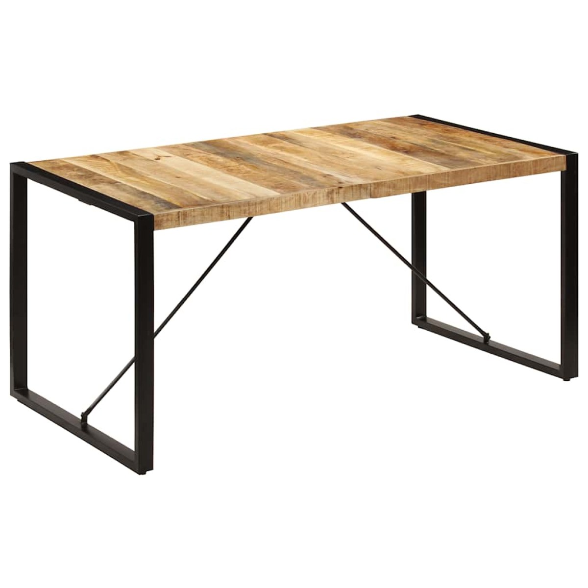 vidaXL Τραπεζαρία 160 x 80 x 75 εκ. από Μασίφ Ξύλο Μάνγκο