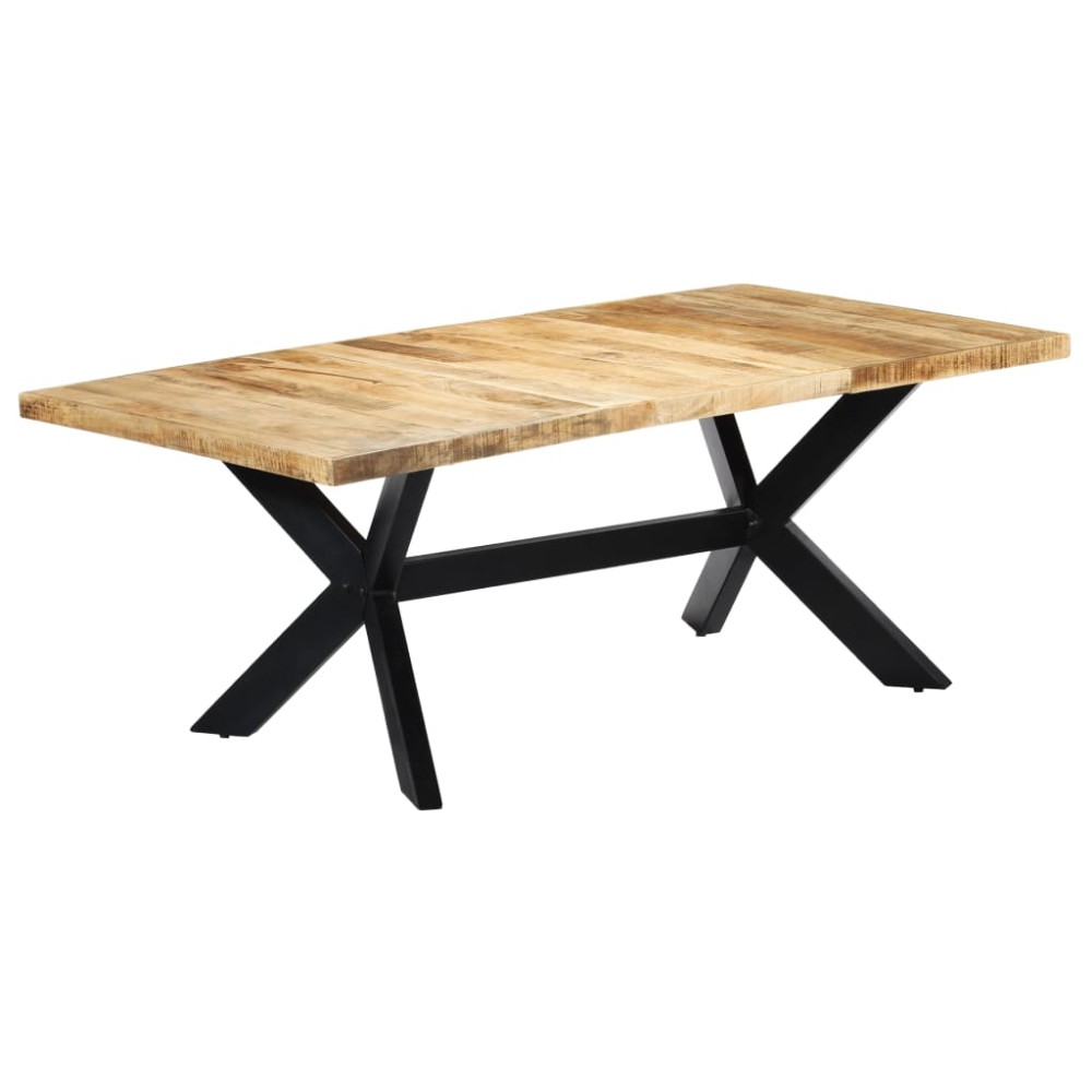 vidaXL Τραπεζαρία 200 x 100 x 75 εκ. από Μασίφ Ξύλο Μάνγκο