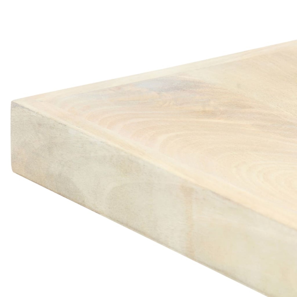 vidaXL Τραπεζαρία Λευκή 200 x 100 x 75 εκ. από Μασίφ Ξύλο Μάνγκο