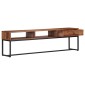 vidaXL Έπιπλο Τηλεόρασης 160 x 30 x 45 εκ. από Μασίφ Ξύλο Sheesham
