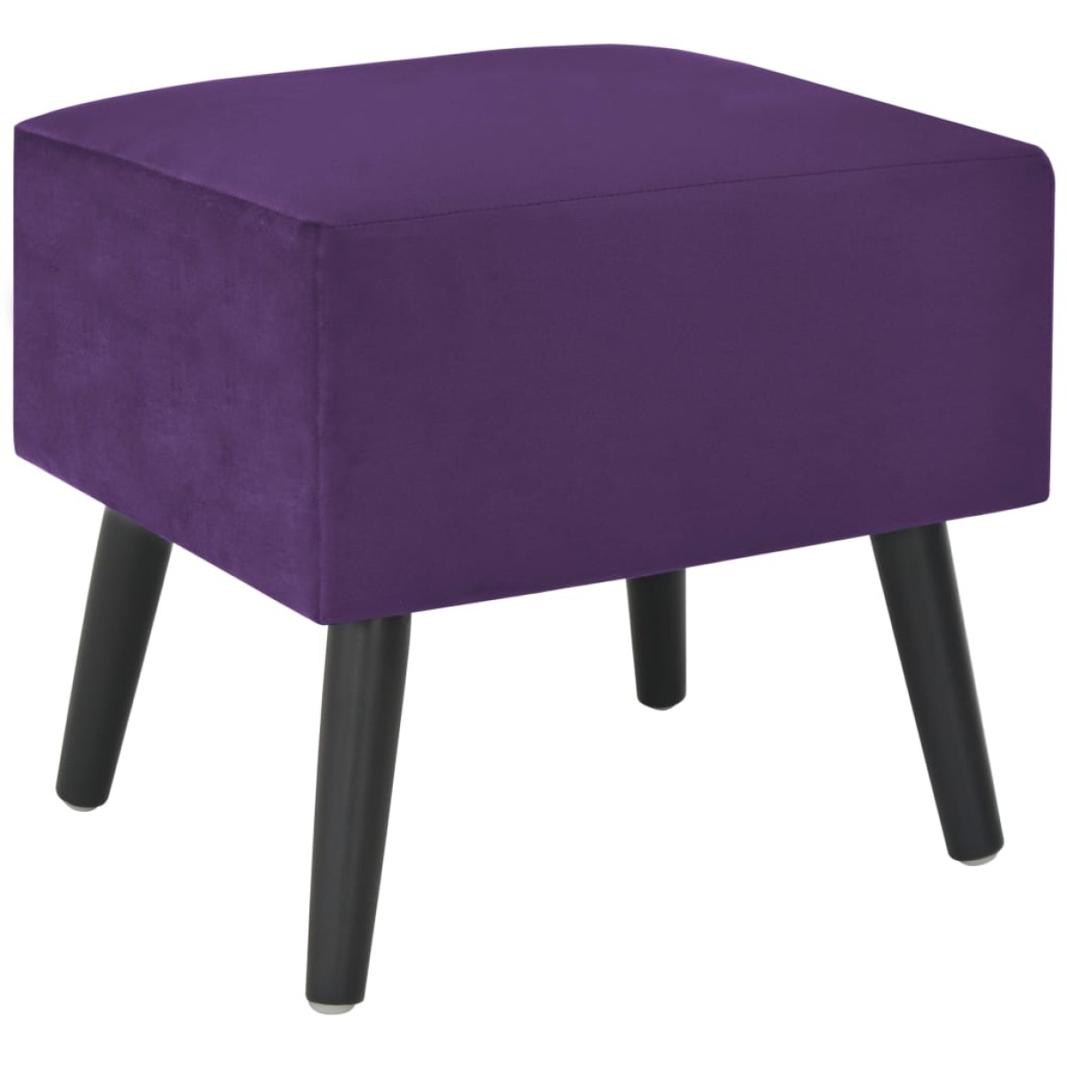vidaXL Κομοδίνο Σκούρο Μοβ 40 x 35 x 40 εκ. Βελούδινο