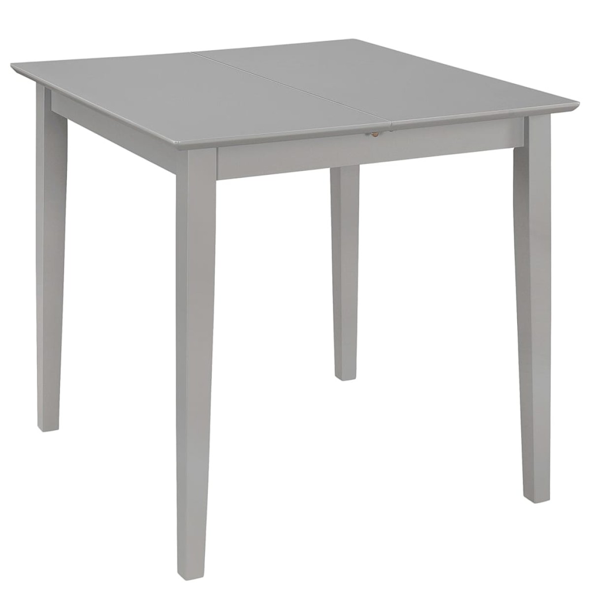 vidaXL Τραπεζαρία Επεκτεινόμενη Γκρι (80-120) x 80 x 74 εκ. από MDF