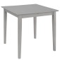 vidaXL Τραπεζαρία Επεκτεινόμενη Γκρι (80-120) x 80 x 74 εκ. από MDF