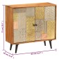 vidaXL Ντουλάπι / Ψηλός Μπουφές 80 x 30 x 75 εκ. Μασίφ Ξύλο Ακακίας