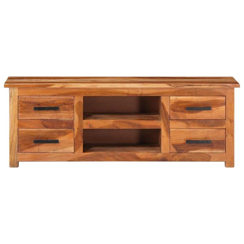 vidaXL Έπιπλο Τηλεόρασης 110 x 30 x 40 εκ. από Μασίφ Ξύλο