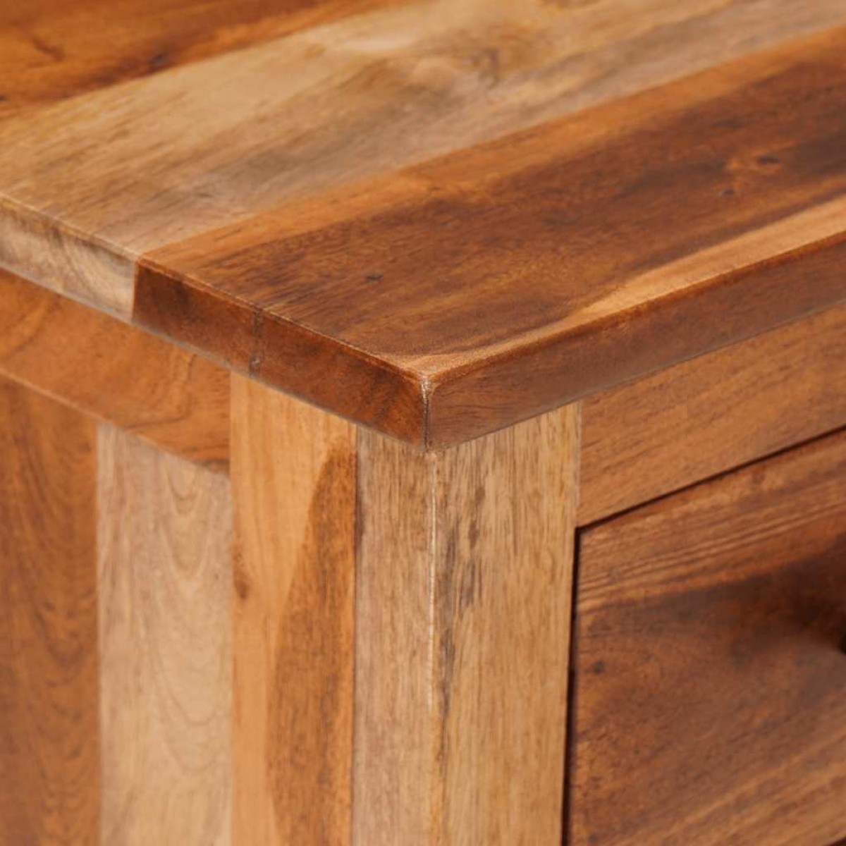 vidaXL Έπιπλο Τηλεόρασης 110 x 30 x 40 εκ. από Μασίφ Ξύλο Sheesham