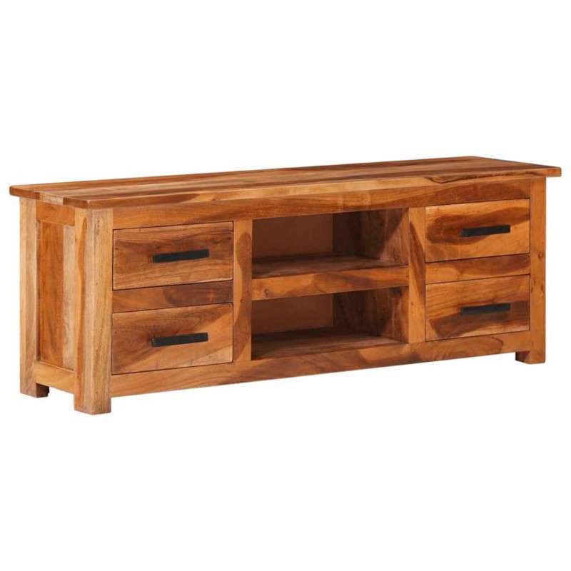 vidaXL Έπιπλο Τηλεόρασης 110 x 30 x 40 εκ. από Μασίφ Ξύλο