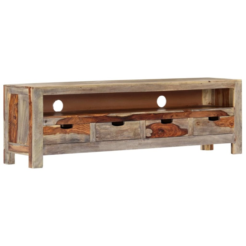 vidaXL Έπιπλο Τηλεόρασης 130 x 30 x 40 εκ. από Μασίφ Ξύλο Ακακίας