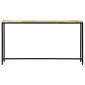 vidaXL Τραπέζι Κονσόλα 140x35x76 εκ. από Μασίφ Ακατέργαστο Ξύλο Μάνγκο