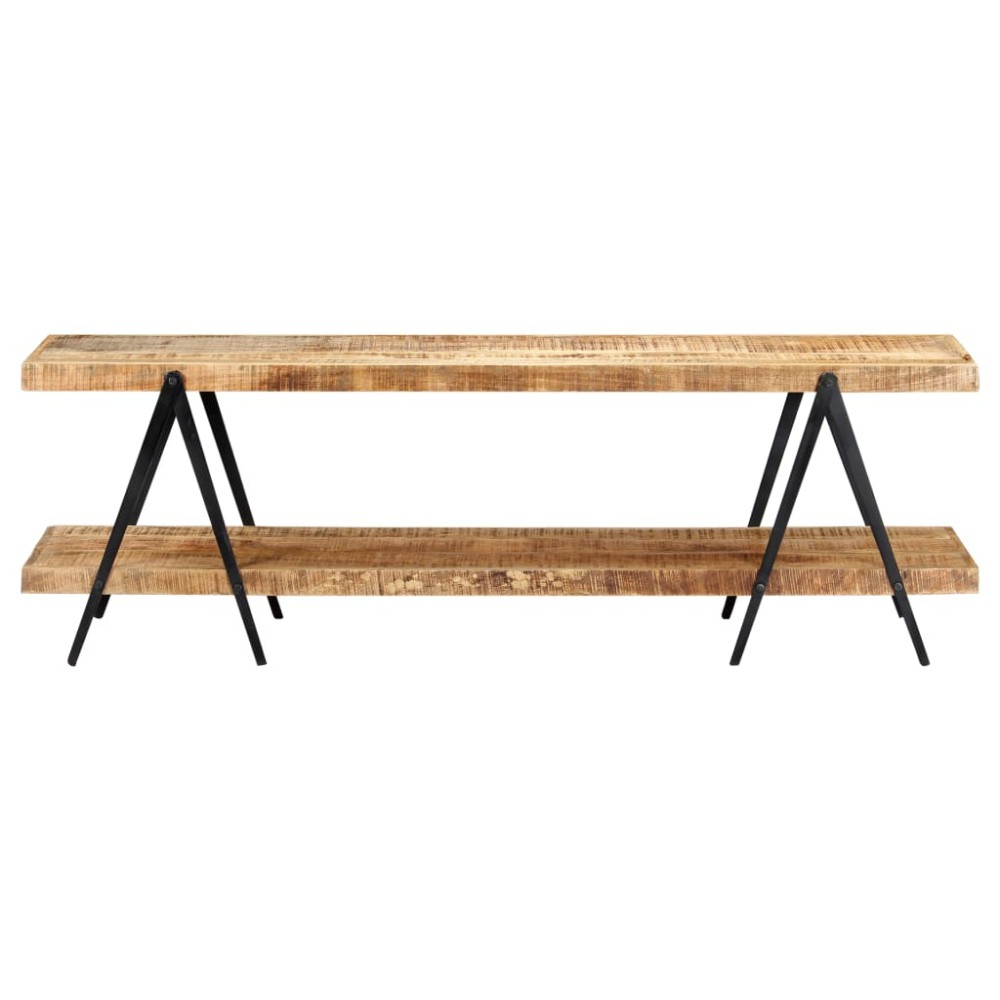vidaXL Έπιπλο Τηλεόρασης 160 x 40 x 50 εκ. από Μασίφ Ξύλο Μάνγκο