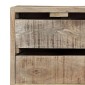 vidaXL Μπουφές με Συρτάρια 140 x 30 x 60 εκ. από Μασίφ Ξύλο Μάνγκο