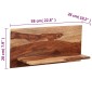 vidaXL Ράφια Τοίχου 2 τεμ. 58 x 26 x 20 εκ. από Μασίφ Ξύλο Sheesham