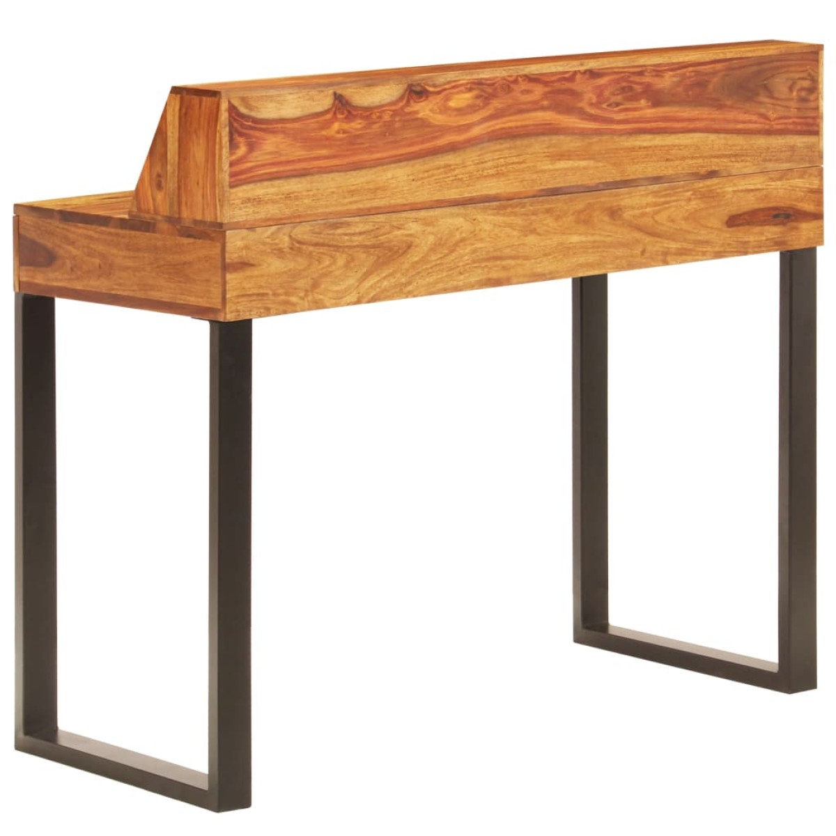 vidaXL Γραφείο 110 x 50 x 94 εκ. από Μασίφ Ξύλο Sheesham και Ατσάλι