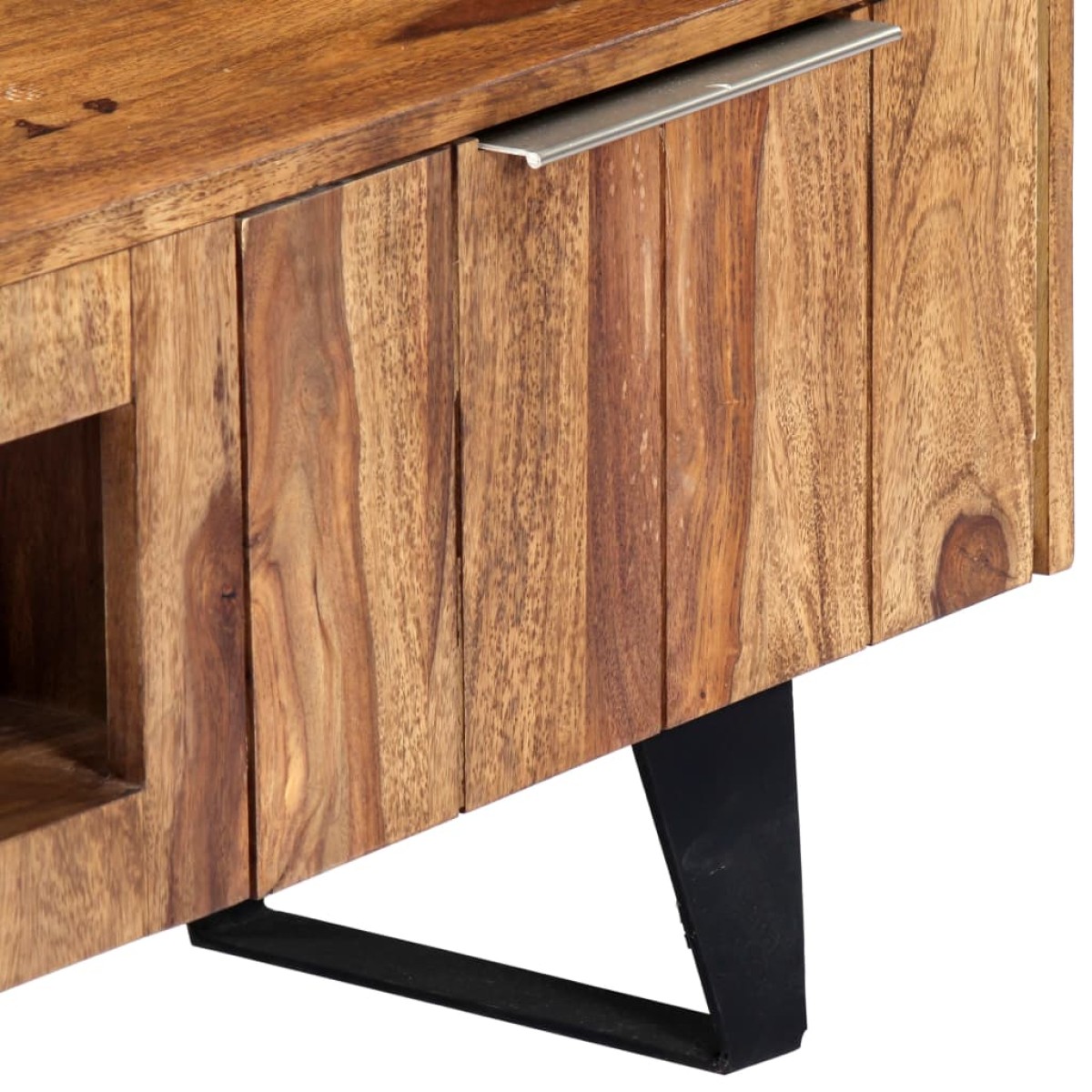 vidaXL Έπιπλο Τηλεόρασης 140 x 30 x 40 εκ. από Μασίφ Ξύλο Sheesham