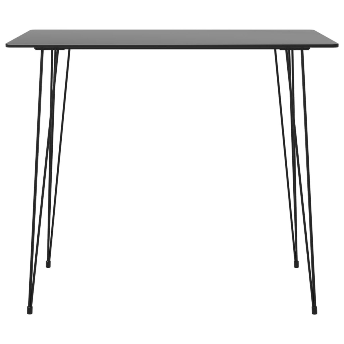 vidaXL Τραπέζι Μπαρ Μαύρο 120 x 60 x 105 εκ.