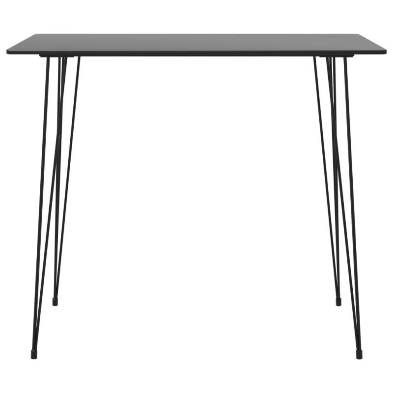 vidaXL Τραπέζι Μπαρ Μαύρο 120 x 60 x 105 εκ.