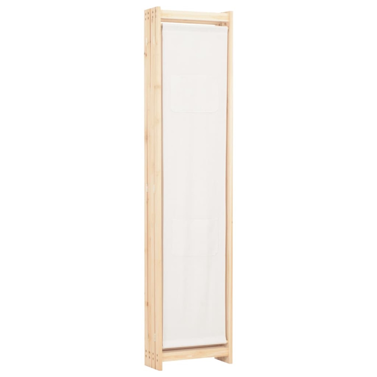 vidaXL Διαχωριστικό Δωματίου με 4 Πάνελ Κρεμ 160x170x4 εκ. Υφασμάτινο