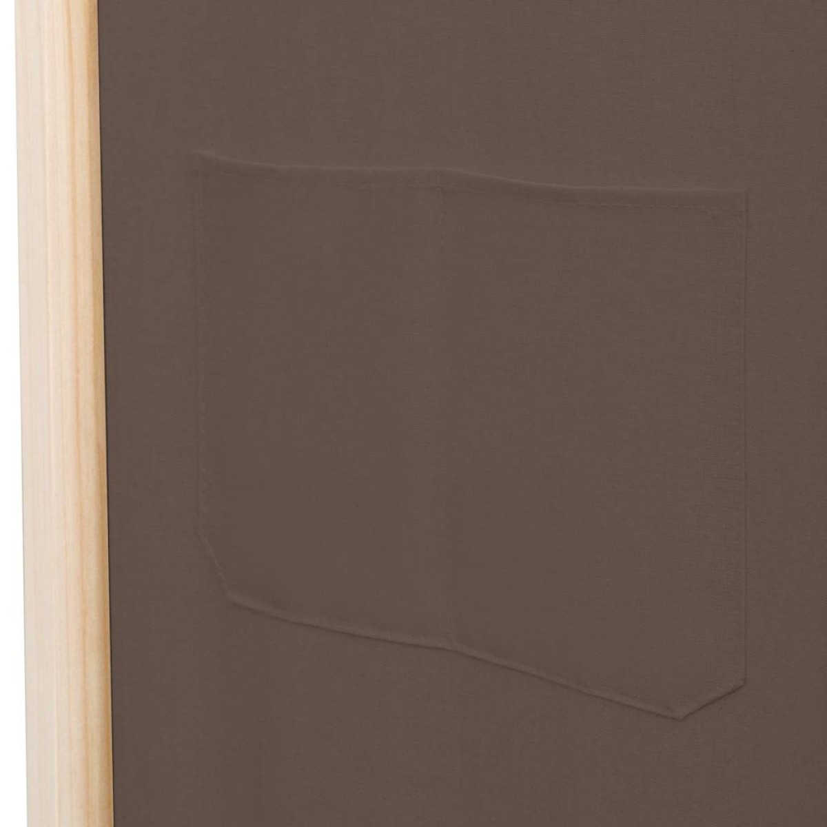 vidaXL Διαχωριστικό Δωματίου με 6 Πάνελ Καφέ 240x170x4 εκ. Υφασμάτινο