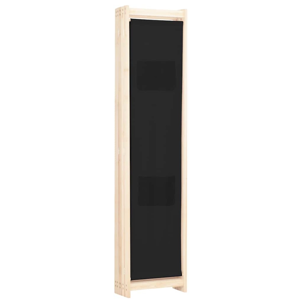 vidaXL Διαχωριστικό Δωματίου με 5 Πάνελ Μαύρο 200x170x4 εκ. Υφασμάτινο