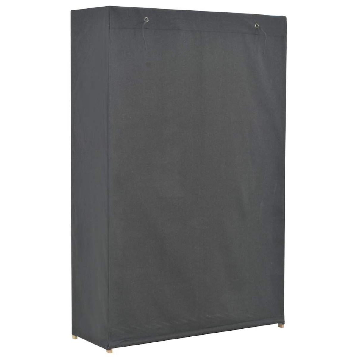 vidaXL Ντουλάπα με 3 Ράφια Γκρι 110 x 40 x 170 εκ. Υφασμάτινη