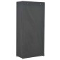 vidaXL Ντουλάπα Γκρι 79 x 40 x 170 εκ. Υφασμάτινη
