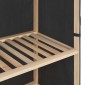 vidaXL Ντουλάπα Γκρι 79 x 40 x 170 εκ. Υφασμάτινη