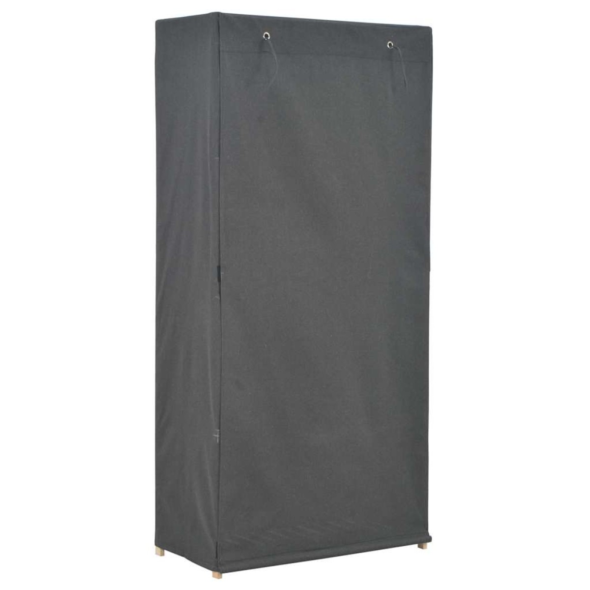 vidaXL Ντουλάπα Γκρι 79 x 40 x 170 εκ. Υφασμάτινη