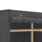 vidaXL Ντουλάπα Γκρι 79 x 40 x 170 εκ. Υφασμάτινη