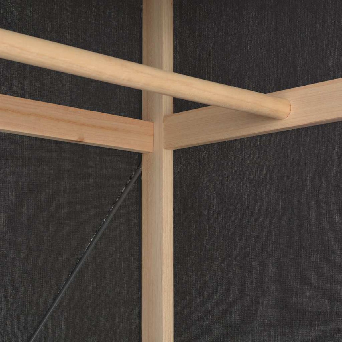 vidaXL Ντουλάπα Γκρι 79 x 40 x 170 εκ. Υφασμάτινη