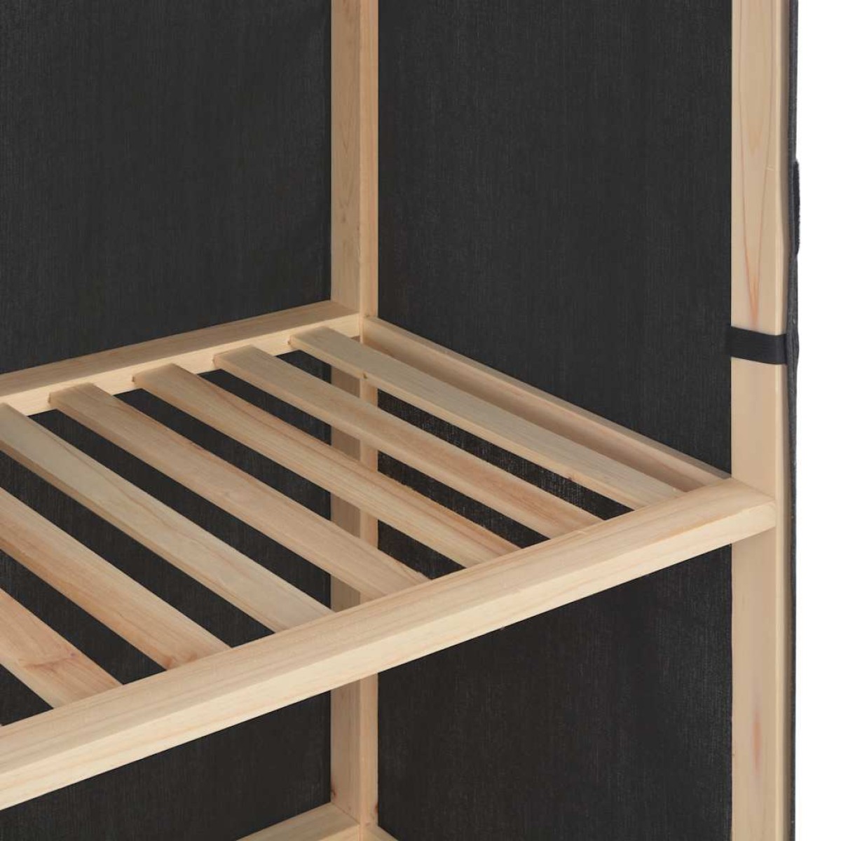 vidaXL Ντουλάπα Γκρι 135 x 40 x 170 εκ. Υφασμάτινη