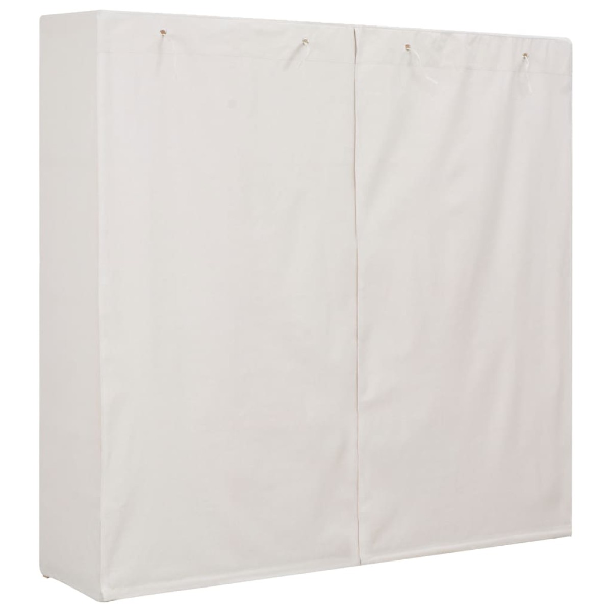 vidaXL Ντουλάπα Λευκή 173 x 40 x 170 εκ. Υφασμάτινη