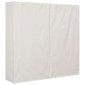 vidaXL Ντουλάπα Λευκή 173 x 40 x 170 εκ. Υφασμάτινη