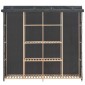 vidaXL Ντουλάπα Γκρι 173 x 40 x 170 εκ. Υφασμάτινη