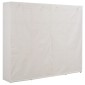 vidaXL Ντουλάπα Λευκή 200 x 40 x 170 εκ. Υφασμάτινη