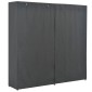 vidaXL Ντουλάπα Γκρι 200 x 40 x 170 εκ. Υφασμάτινη