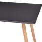 vidaXL Τραπεζαρία Γκρι / Χρώμα Δρυός 120 x 60 x 74 εκ. από MDF