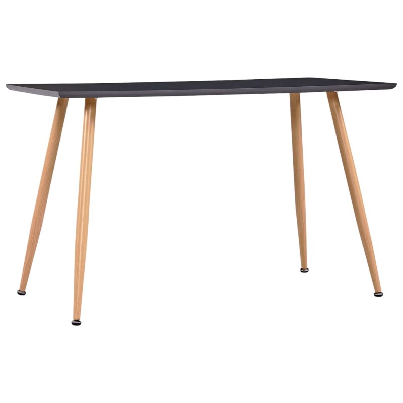vidaXL Τραπεζαρία Γκρι / Χρώμα Δρυός 120 x 60 x 74 εκ. από MDF