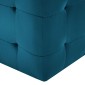 vidaXL Κομοδίνα/Σκαμπό 2 τεμ. Μπλε 30x30x30 εκ. από Βελούδινο Ύφασμα
