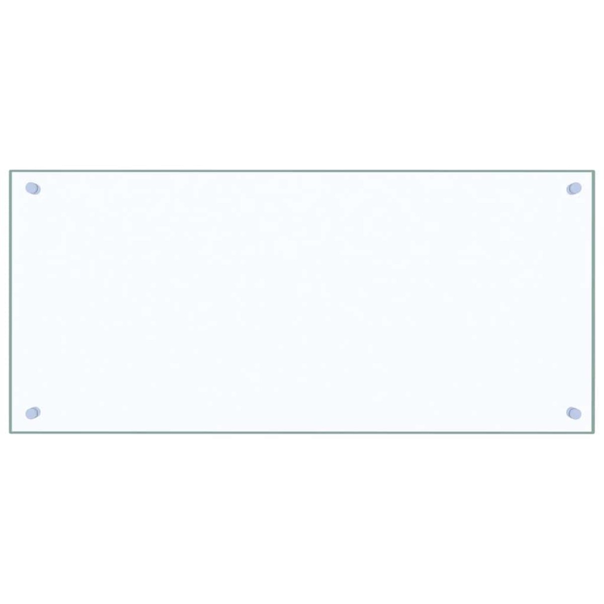 vidaXL Πλάτη Κουζίνας Διαφανής 90 x 40 εκ. από Ψημένο Γυαλί