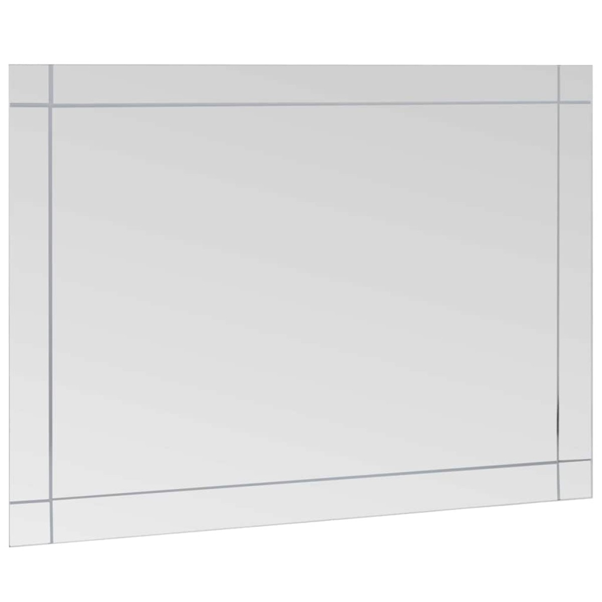vidaXL Καθρέφτης Τοίχου 60 x 50 εκ. Γυάλινος