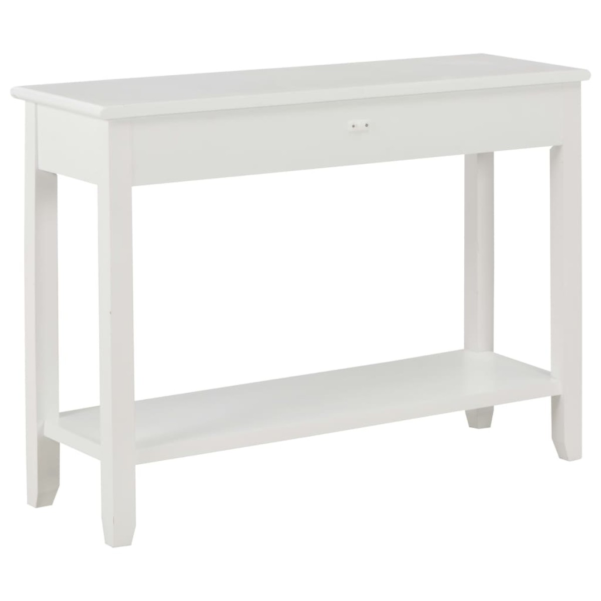 vidaXL Τραπέζι Κονσόλα Λευκό 110 x 35 x 80 εκ. Ξύλινο