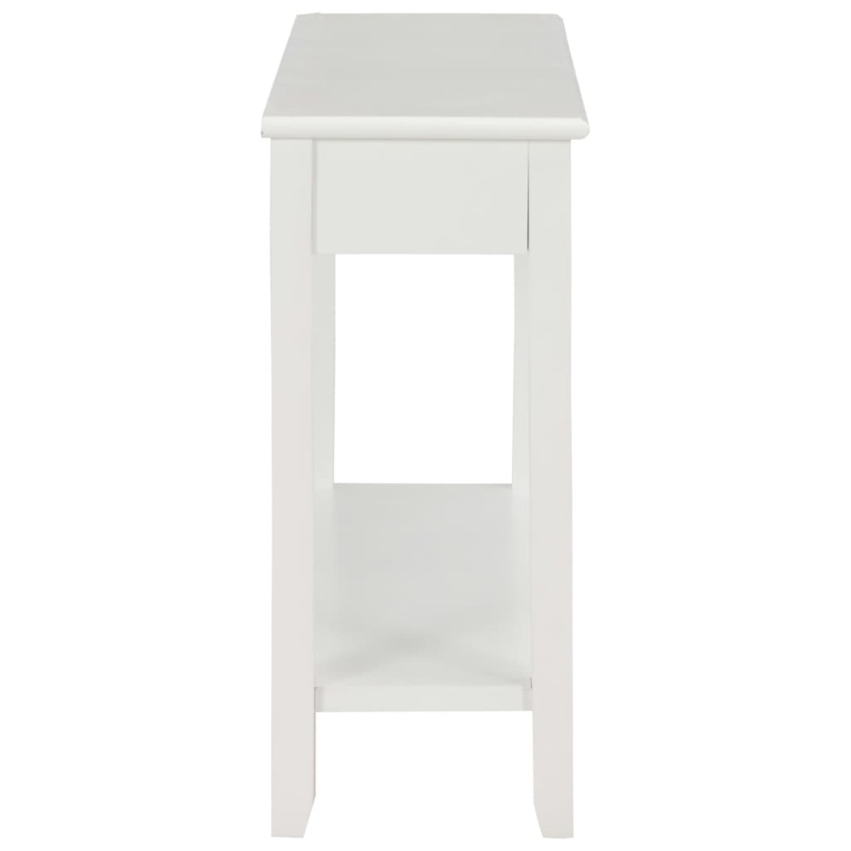 vidaXL Τραπέζι Κονσόλα Λευκό 110 x 35 x 80 εκ. Ξύλινο