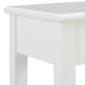 vidaXL Τραπέζι Κονσόλα Λευκό 110 x 35 x 80 εκ. Ξύλινο