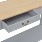 vidaXL Τραπέζι Κονσόλα Γκρι 110 x 35 x 80 εκ. Ξύλινο
