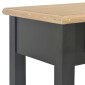 vidaXL Τραπέζι Κονσόλα Μαύρο 110 x 35 x 80 εκ. Ξύλινο